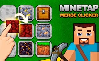Minetap Merge Clicker - Play free online idle game with stunning graphics and engaging gameplay